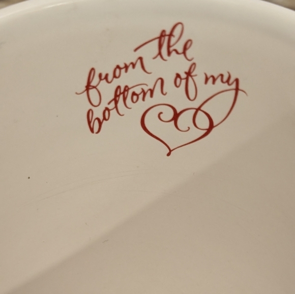 ❤️ Hidden Message Heart Handle Valentine’s Mug - "From the Bottom of My Heart - Picture 5 of 6